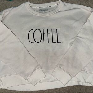 Rae Dunn Off-White 'COFFEE' Women's Sweater